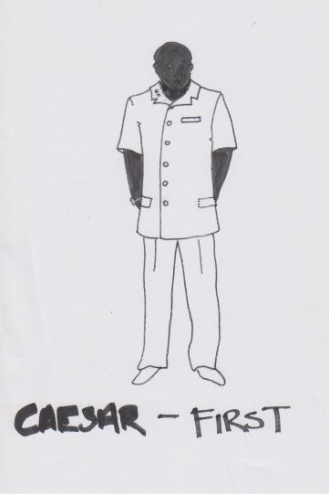 Costume design for Caesar by Michael Vale