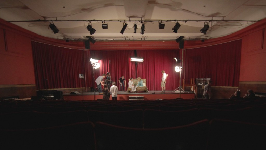 Filming Sapho and Phao at the Theatre, Toynbee Hall