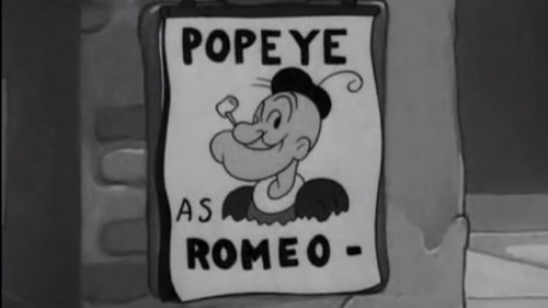 Framegrab detail from Shakespearean Spinach (1940)