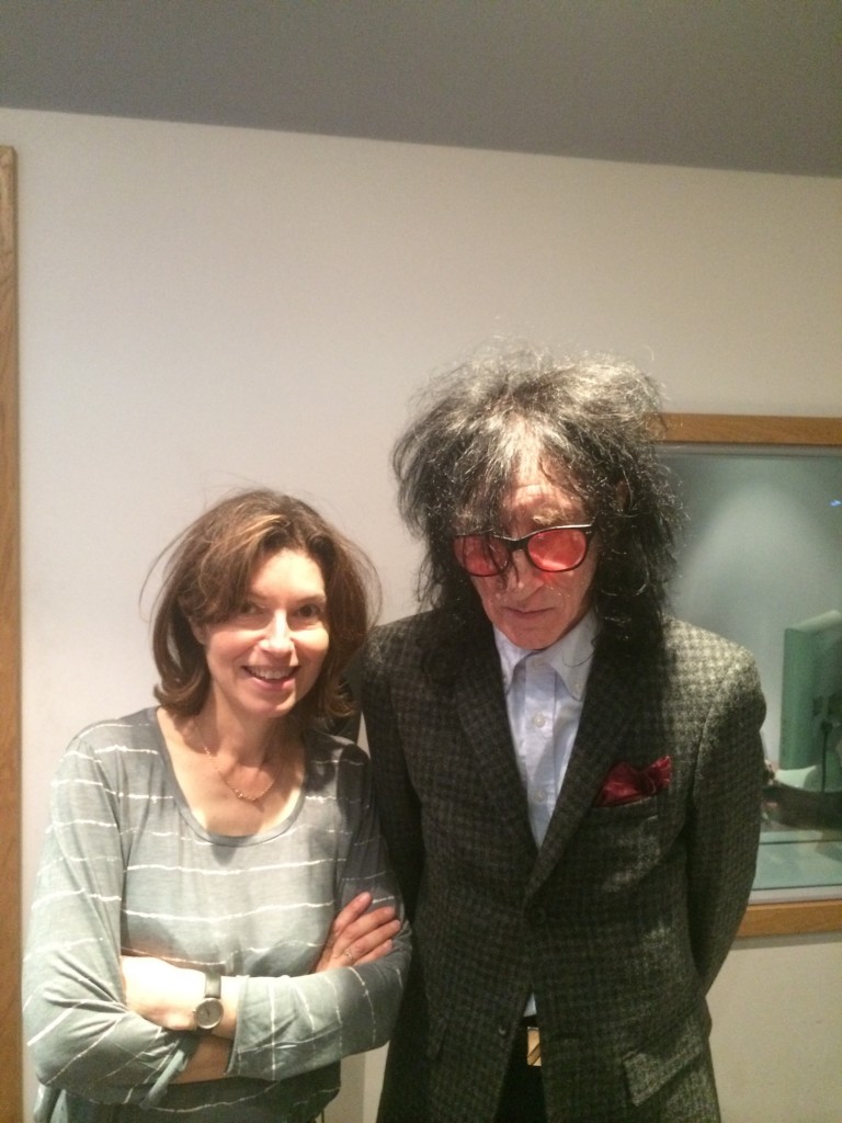 Linda and JCC at the voice-over recording