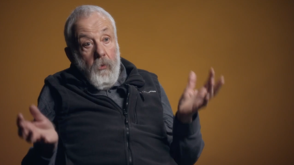 Mike Leigh A camera