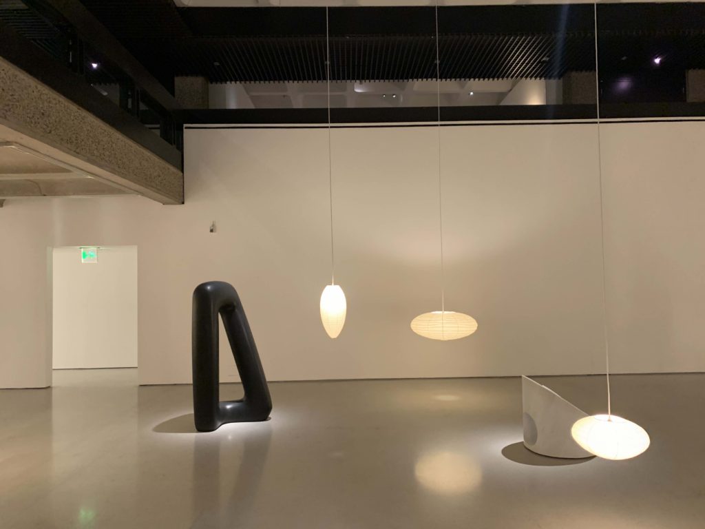 Display of Noguchi exhition at Barbican Art Gallery